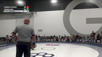 105 lbs Round 3 - Dominik Coleman, Steel Valley Renegades Wrestling Club vs Teagan Luna, PNW Gold