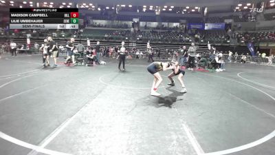 80 lbs Semifinal - Madison Campbell, Hillsborough vs Lilie Umbehauer, Seneca