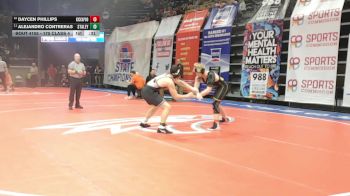 175 Class 4 lbs Cons. Round 1 - Daycen Phillips, Kickapoo vs Alejandro Contreras, Staley