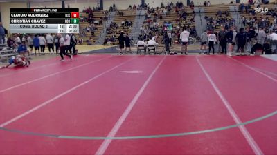 133 lbs Cons. Round 3 - Claudio Rodriguez, Triton Community College vs Christian Chavez, Harper CC