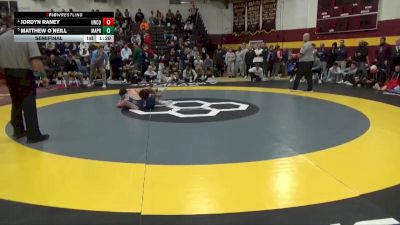 144 lbs Semifinal - Jordyn Raney, Union County vs Matthew O`neill, Malvern Prep