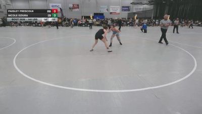 140 lbs Cons. Sub-quarters - Paisley Frescoln, Hawkeye Wrestling Academy vs Nicole Dziura, Izzy Style Wrestling