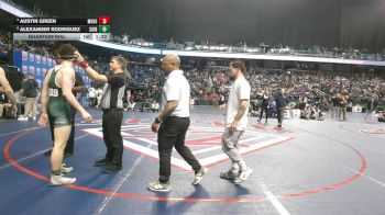 7A 144 lbs Quarterfinal - Alexander Rodriguez, Cardinal Gibbons vs Austin Green, Mooresville High School