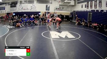 215 lbs Quarterfinal - Logan Perks, Sharon Hs vs Landon Knisley, Claysburg Kimmel Hs