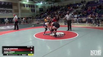 143 lbs Semifinal - Kaylin Montano, Shadow Hills vs Kiara Gomez, Murrieta Valley