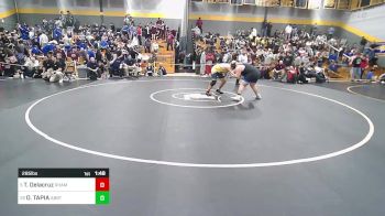 285 lbs Quarterfinal - Thiago Delacruz, RHAM vs OSCAR TAPIA, Abbott Tech*