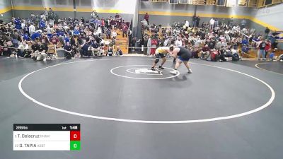 285 lbs Quarterfinal - Thiago Delacruz, RHAM vs OSCAR TAPIA, Abbott Tech*