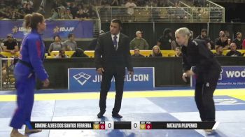 Nataliya Pilipenko vs Simone Alves Dos Santos Ferreira 2026 Pan Jiu Jitsu IBJJF Championship