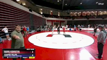 138 lbs Quarterfinal - Quinn Livingston, Cascia Hall Wrestling Club vs Cooper Miller, Harrah High School Wrestling