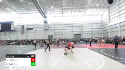 190 lbs Round Of 16 - Ezekiel Tackett, Silverback WC vs Devin Booth, Titan Mercury WC