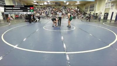 155 lbs Champ. Round 1 - Hassina Mohammad, Irvine vs Brenda Armento, Pacifica