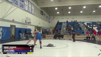 180 lbs Round 5 - Kinsey Konrad, Cerritos College vs Kyree Rubio, Westcliff University