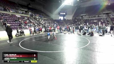 67 lbs Cons. Semi - Aiden Garcia, Montana vs Cael Quinlin, Victory Wrestling Club - VTC