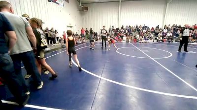 58 lbs Rr Rnd 4 - Trinity Jaramillo, Hilldale Youth Wrestling Club vs Khloe Weisinger, Wyandotte Youth Wrestling