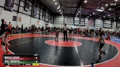 45 lbs Round 4 (6 Team) - Bentley Ishuin, DARKHORSE WRESTLING CLUB vs Emily Kerrigan, PIT BULL WRESTLING ACADEMY