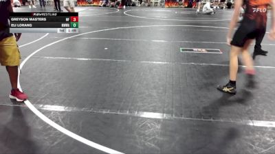 115 lbs Round 4 - Eli Lorang, Mighty Warriors Wrestling Acad vs Greyson Masters, Morris Fitness