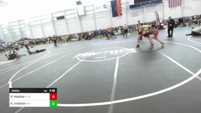 285 lbs Rr Rnd 1 - Robert Madole, YV Wrestling vs Achilles Violette, Riverside Rascals