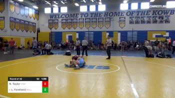 145 lbs Round Of 32 - Nathanial Taylor, Storm vs Lukas Forehand, Wellington Wrestling