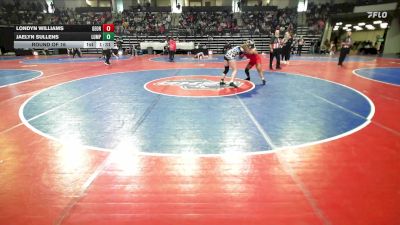 131-136 lbs Round Of 16 - Londyn Williams, Georgia vs Jaelyn Sullens, Lumpkin County High School Wrestling