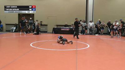 62-70 lbs Champ. Round 5 - Joey Garcia, One More Period vs Wylee Ditzler, Savage Wrestling Academy