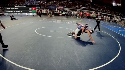 D 1 138 lbs Cons. Round 5 - Jack McGuire, Benton vs Conrad Robinson, Jesuit