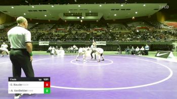 140 lbs Final - Gavin Bauder, Buchanan vs Alek VanBebber, Kingsburg