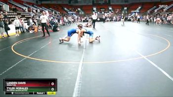 130 lbs Cons. Round 5 - Landen Davis, Sebolt WA vs Tyler Morales, Michigan Grappler RTC