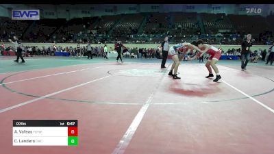 133 lbs Consi Of 32 #2 - Alex Vafeas, Fort Gibson Youth Wrestling vs Chad Landers, Cache Wrestling Club