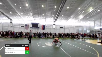 130 lbs Quarterfinal - Dillon Herd, Bobcat WC vs Ryan Hummer, No Team