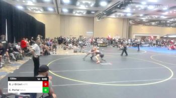 138 lbs Round Of 16 - Brayden Johnson-Brown, Aztec WC vs Channing Porter, Walden Grove HS