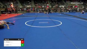 84 lbs Prelims - Carson Weber, Plainfield WC vs Johnny Leck, South Central Punishers