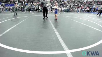 46-49 lbs Rr Rnd 1 - Rylynn Bannister, Newkirk Takedown Club vs Haisley Davis, Team Nomad