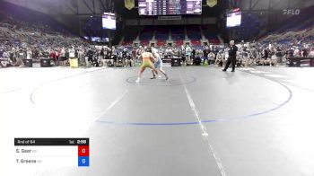 160 lbs Rnd Of 64 - Skyler Geer, Kansas vs Tristin Greene, Ohio