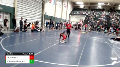 37 lbs Semifinal - Ali Hughes, Ready RP vs Niko DawkinsFinnegan, Gothenburg Junior Wrestling