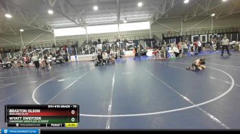 70 lbs Cons. Round 1 - Braxton Olson, Badlands Elite vs Wyatt Sweitzer, Sanderson Wrestling Academy