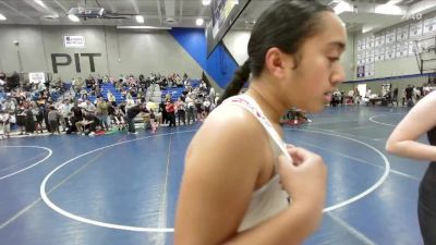 145 lbs Quarterfinal - Paisley Longmore, Wasatch Wrestling Club vs LoriAnn Auelua, Team Pride Academy
