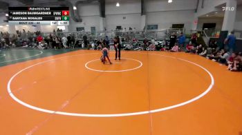 44 lbs Quarterfinal - Santana Rosales, Silverback Wrestling Fort Worth vs Jameson Baumgardner, El Paso Wildcats Wrestling Club
