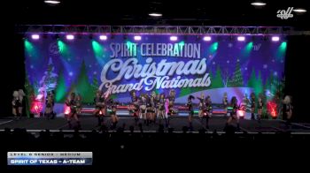 Spirit of Texas - A-Team [2025 L6 Senior - Medium] 2025 Spirit Celebration Christmas Grand Nationals