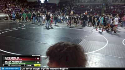 88 lbs Champ. Round 1 - Brady Anderson, Pikes Peak Warriors Wrestling vs David Leite Jr., Chatfield Wrestling Club