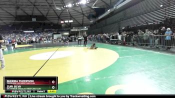 54 lbs Semifinal - Zuri Silva, Gig Harbor Grizzlies Wrestling Club vs Shekira Thompson, Toppenish USA Wrestling Club