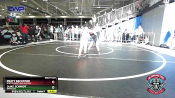 58 lbs Round 2 - Duke Schmidt, Brawlers vs Pratt Beckford, SlyFox Wrestling Academy