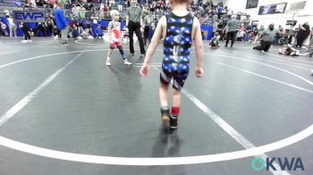 40 lbs Quarterfinal - Warren Davis, Noble Takedown Club vs Braxton Shackelford, Lions Wrestling Academy