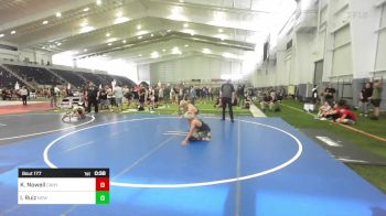 120 lbs 2nd Place - Kooper Nowell, Canyon View Falcons vs Isaiah Ruiz, New Mexico Bad Boyz