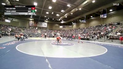 1A 132 lbs Semifinal - John Leber, Monticello vs Dillon Ivie, Altamont