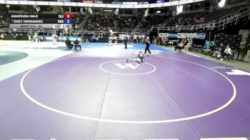 94 lbs Cons. Round 2 - Zoey Hernandez, Rocky Point vs Anastazia Hale, Falconer