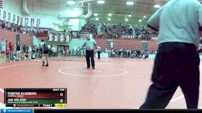 145 lbs Champ. Round 1 - Porter Kleeberg, Central Noble vs Ian Wilson, Noblesville Wrestling Club