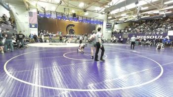150 lbs Champ. Round 1 - Jasper Bench, Flathead vs Saul Hulling, Stevensville