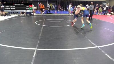 120 lbs Final - Ethan Palski, Williamsport vs Tanner Ingle, Thompsontown