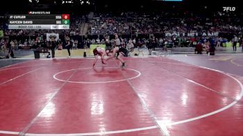 126 lbs Cons. Round 2 - Kaycen Davis, Shelley vs JT Cutler, Soda Springs