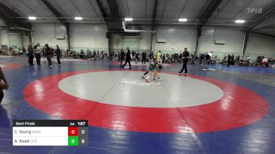 76 lbs Semifinal - Caden Young, Morris Fitness Wrestling Club - (A) vs Asher Asad, Level Up Wrestling Center